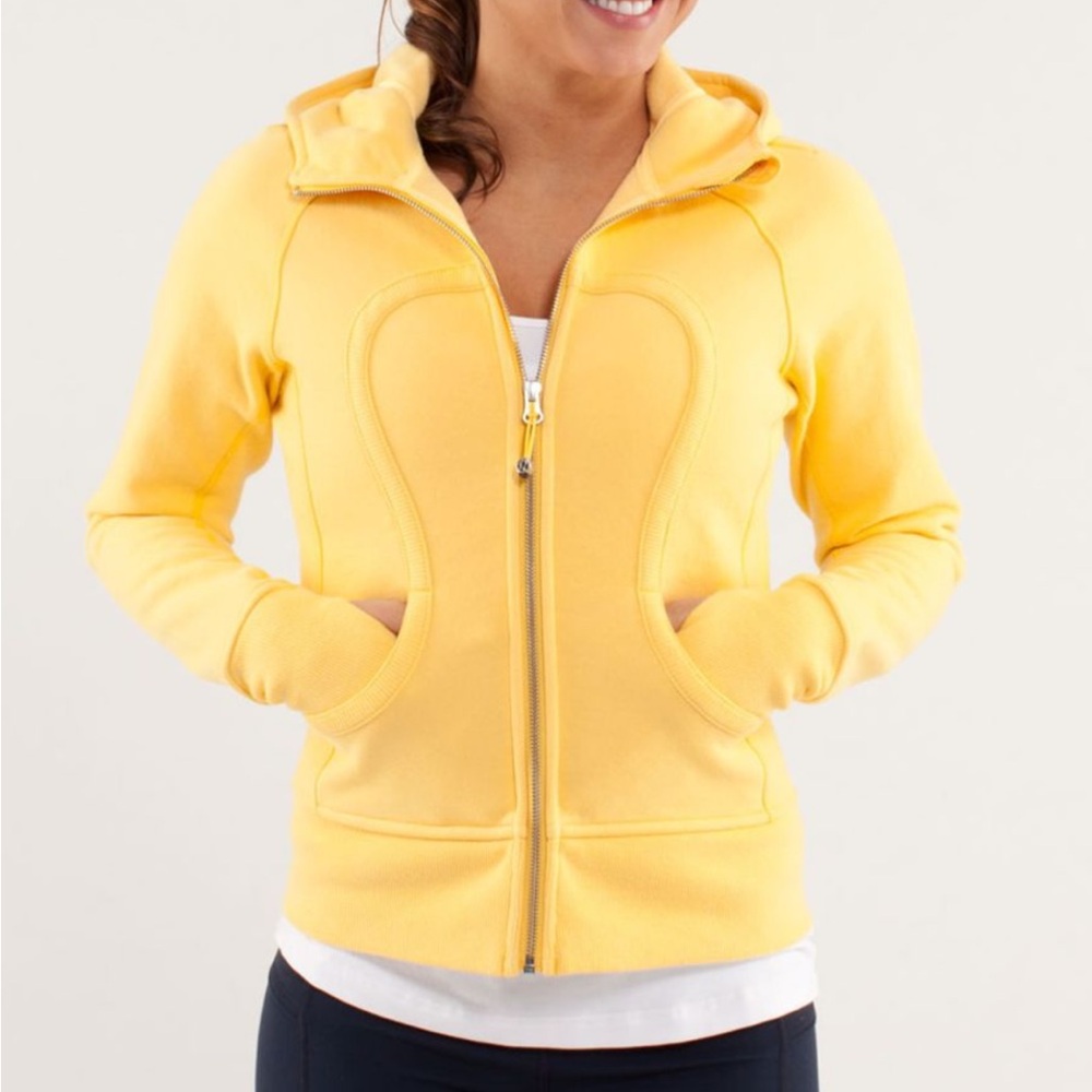 Lululemon Athletica Yellow Hoodie